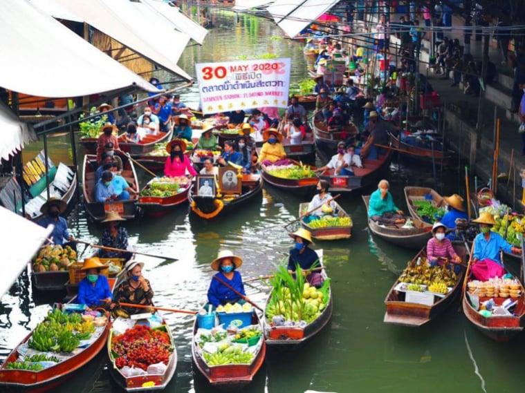 ตลาดน้ำดำเนินสะดวก เยือนวิถีร้อยปีปลุกชีวิตไทย